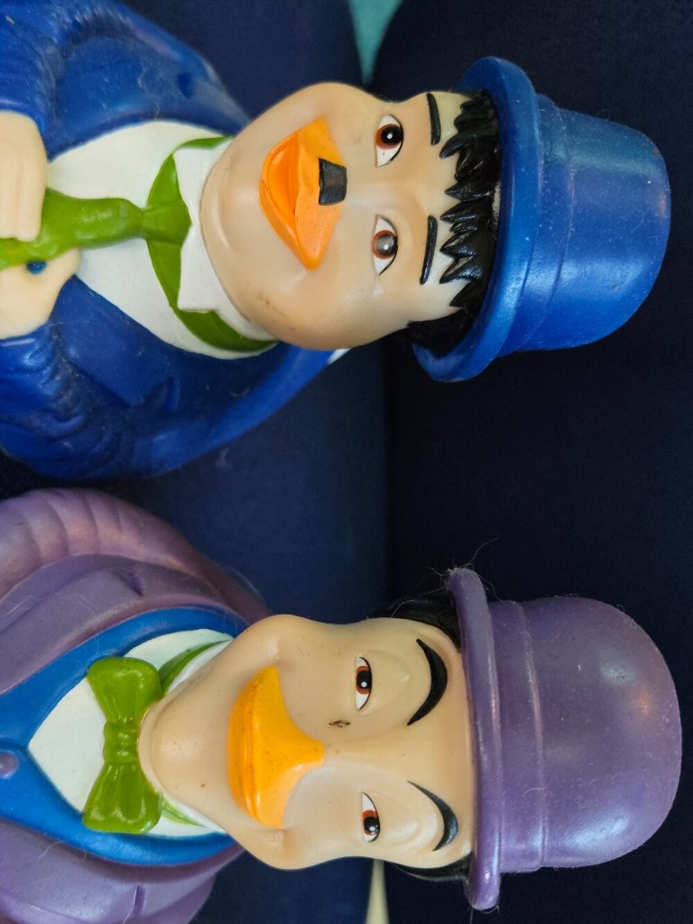 Laurel and Hardy Celebriducks Rubber Ducks 1990